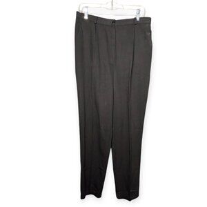 Liz Baker Tall Straight Leg Black Pants Size 14T